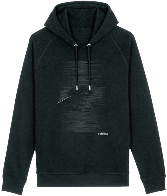 Shibui Wave Hoodie Black